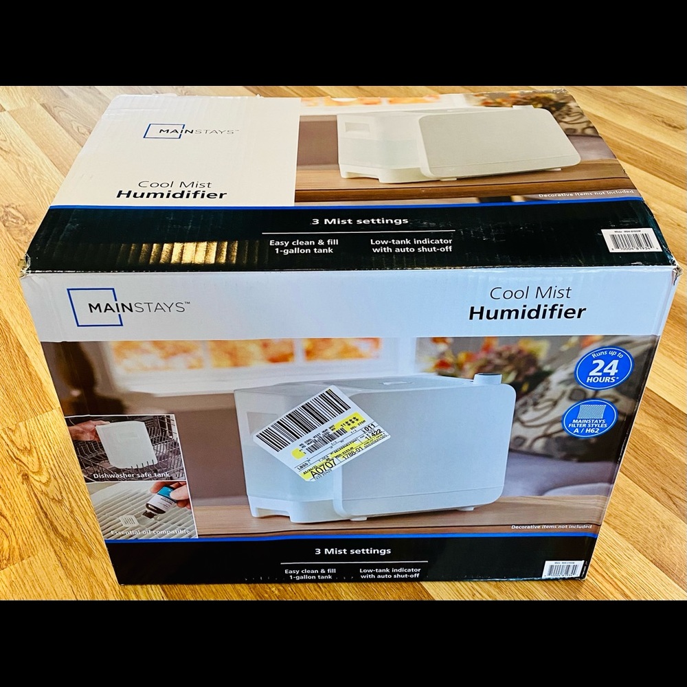 Mainstays Cool Mist Humidifier, 1 Gal NWT - Picture 4 of 5